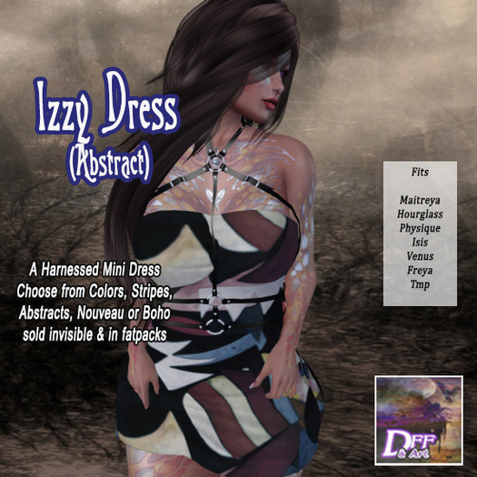 DFF Izzy Dress (Abstract) #4