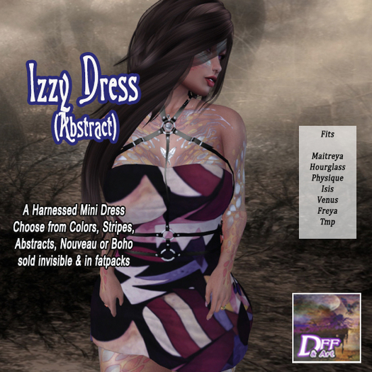DFF Izzy Dress (Abstract) #3