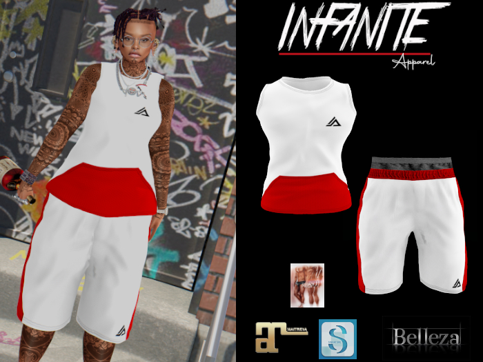 IA:United Top & Shorts- Red