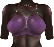 Kaithleen's Mookie Fishnet Top - Purple