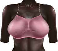 Kaithleen's Mookie Fishnet Top - Pink