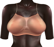 Kaithleen's Mookie Fishnet Top - Gold
