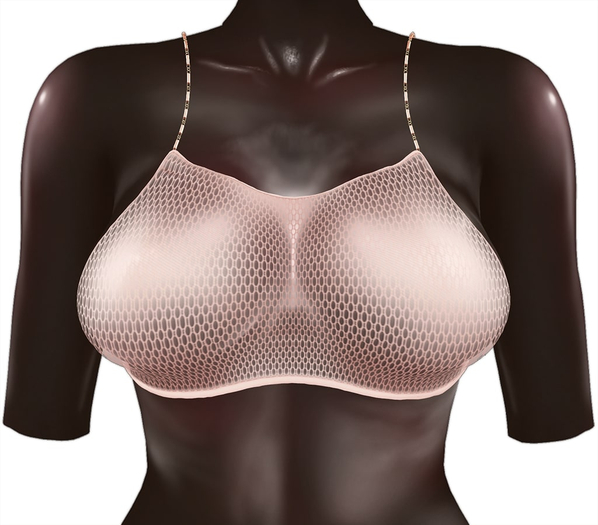 Kaithleen's Mookie Fishnet Top - Cream