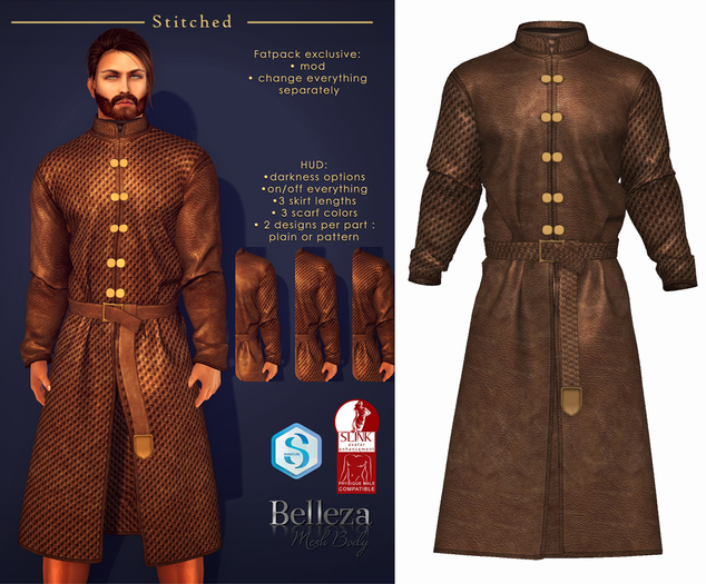 (Stitched) Tywin Tunic - Brown