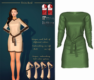 (Stitched) Dianah Tunic - Green