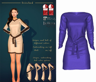 (Stitched) Dianah Tunic - Purple