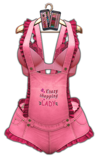 FRANSELA: "Malaika" Romper&Bra - Pink