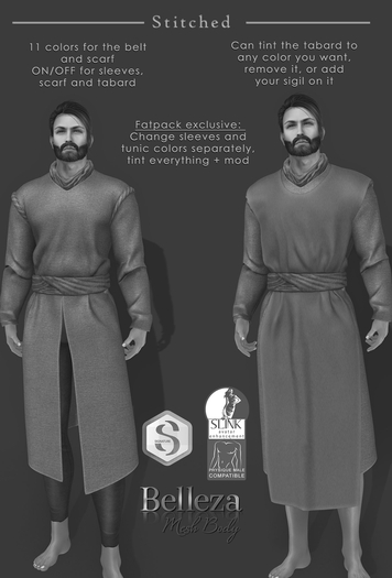 (Stitched) Haleem Tunic&Tabard DEMO