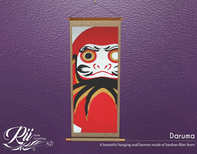 [Rii] Hanging Wall banner: Daruma