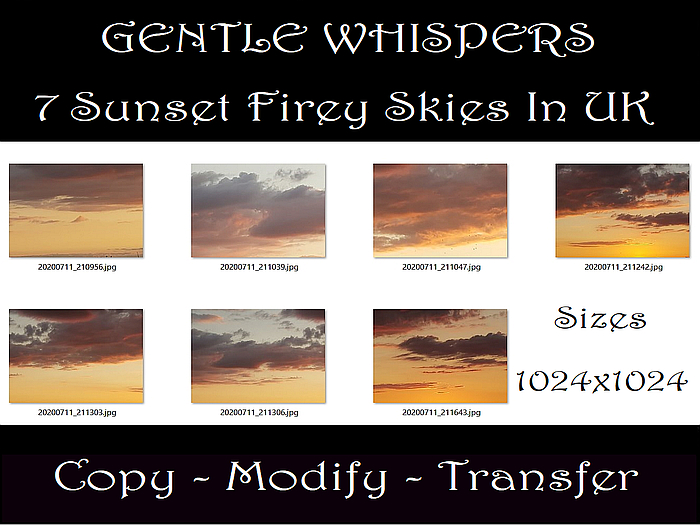 GW 7 Firey Sunset Skies Textures (Boxed)