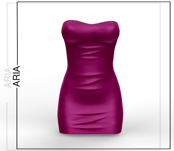 Berry Satin Bodycon Dress
