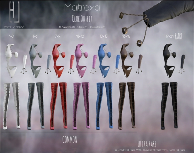 [HU] #11 Cloe Gloves_Pink_Maitreya_COMMON