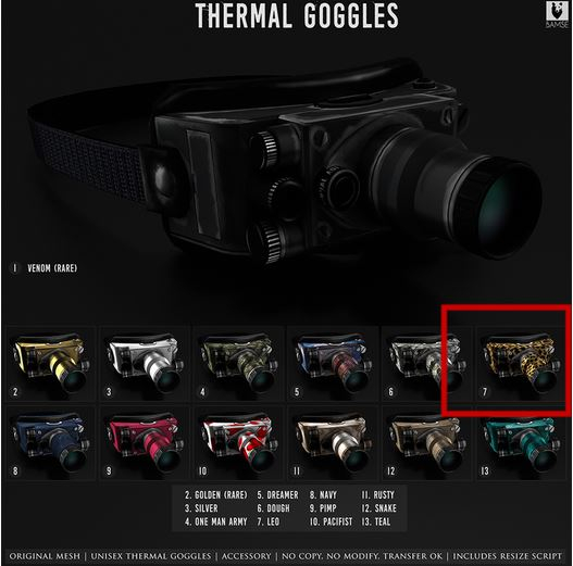 3. :BAMSE: Thermal Goggles - Silver