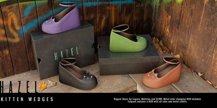 HAZEL - Kitten Wedges - Fatpack
