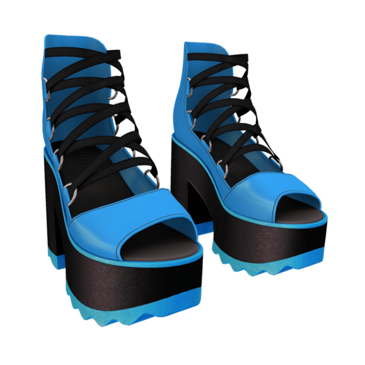 HAZEL - Laced Heels - Blue [add]
