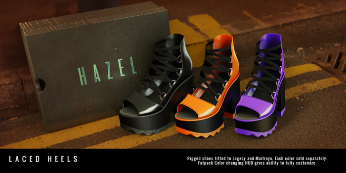 HAZEL - Laced Heels - FATPACK [add]