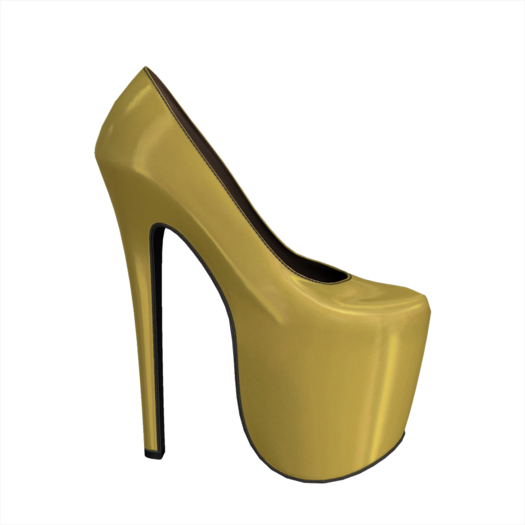 HAZEL - Platform Pumps - YELLOW