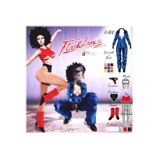 Belle Epoque { Flashdance } Mask White (Box)