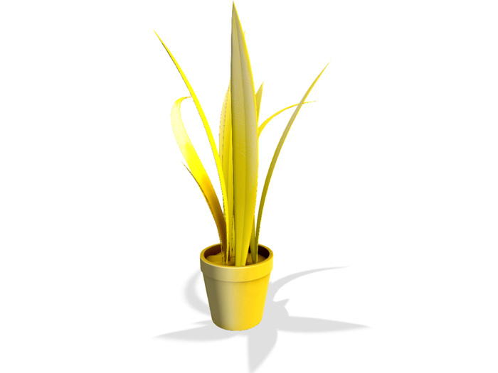 Second Life Marketplace ionic Painted plant yellow