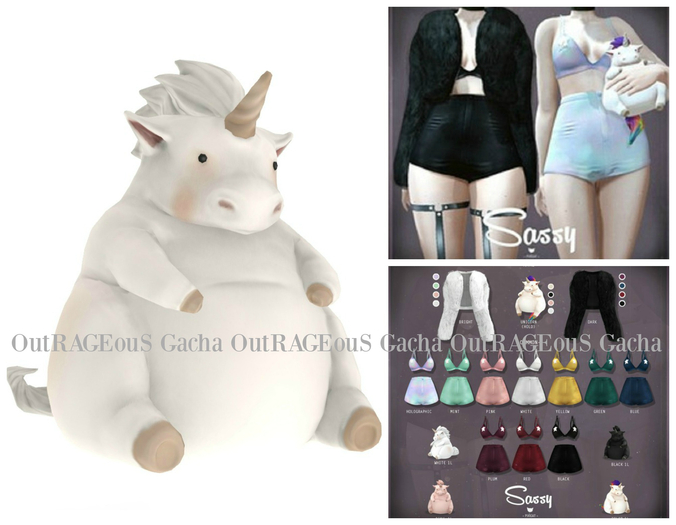 -Pixicat- Sassy.Unicorn (White)