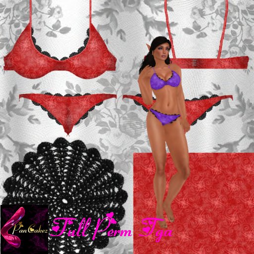 *PCz* Lacey Bra and Panty Kit
