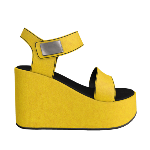 HAZEL - Thick Sandals - Yellow