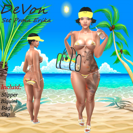 D.V Set Praia Erika  Freya
