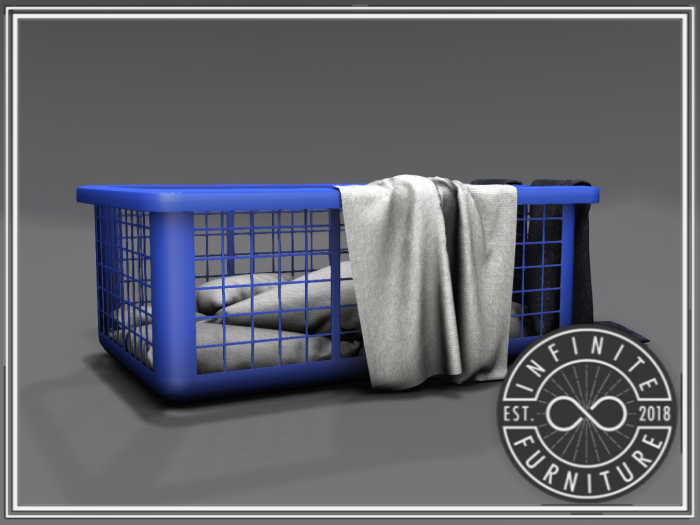 Infinite - Henry Laundry Basket (Blue)
