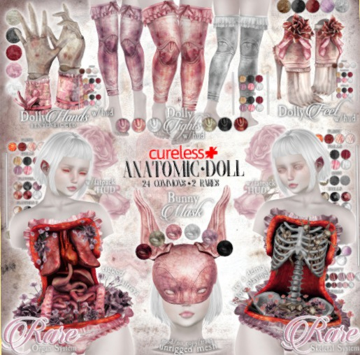 CURELESS [+] Anatomic Doll / Bunny Mask / LILAC