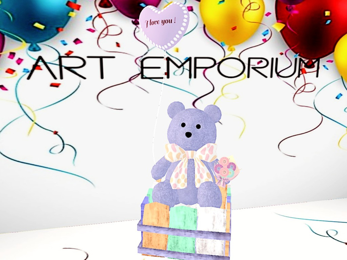 [Art Emporium] Gift Idea (boxed)- Crate Bear- Boo