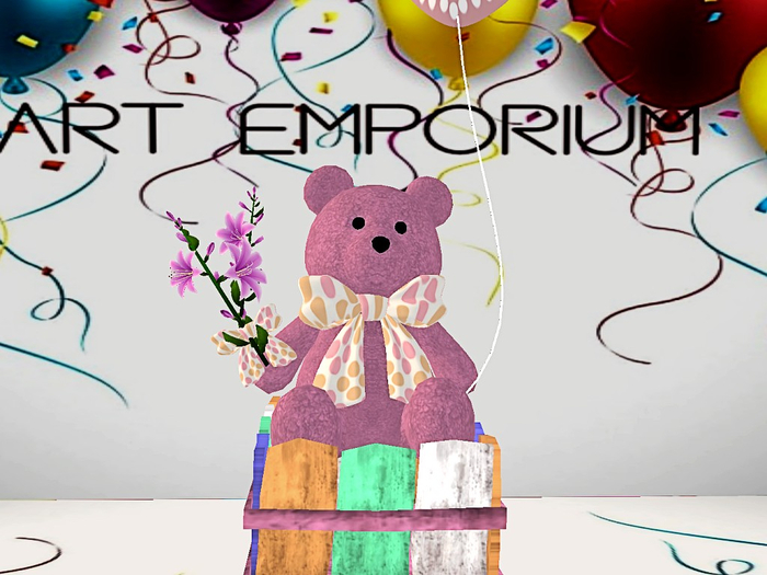 [Art Emporium] Gift Idea (boxed)- Crate Bear- Bonnie