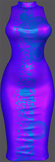 SKBW Splashy Dress - Violets