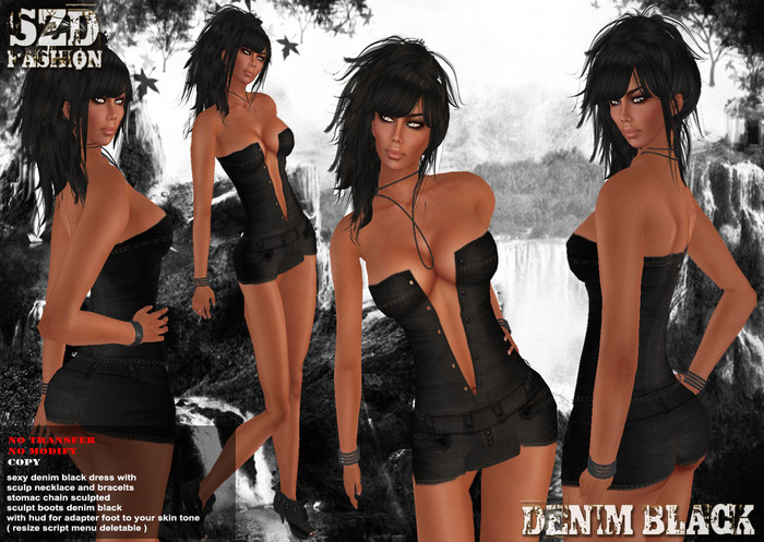 :SZD: Denim Black ( Outfit )