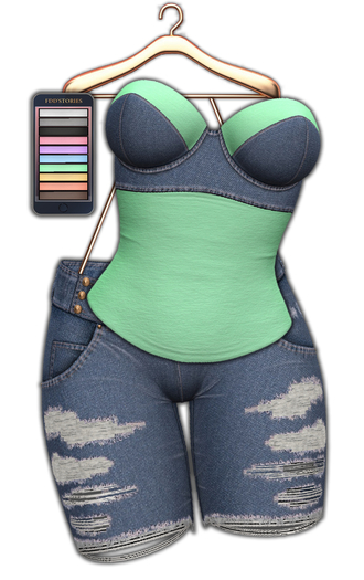FDD'STORIES *Maggy* Shorts & Top (w/HUD) - v7