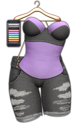FDD'STORIES *Maggy* Shorts & Top (w/HUD) - v5
