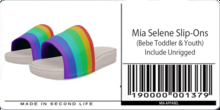 Mia Bebe TODDLER & YOUTH Selene Slip-Ons  - Rainbow [Wear]