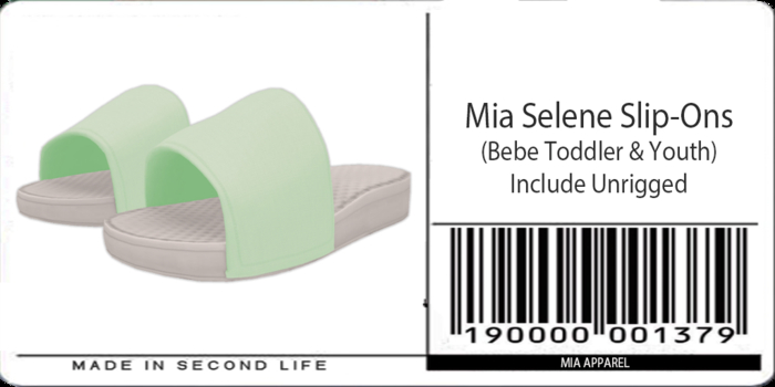 Mia Bebe TODDLER & YOUTH Selene Slip-Ons  - Mint [Wear]