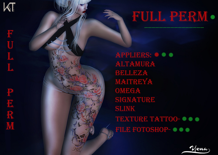 #SHINE_ KIRA TATTOO YENA  (FULL PERM)