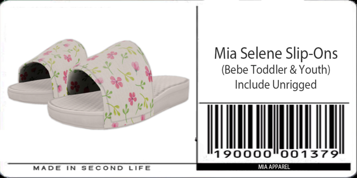 Mia Bebe TODDLER & YOUTH Selene Slip-Ons  - Floral [Wear]