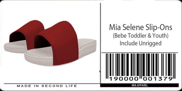 Mia Bebe TODDLER & YOUTH Selene Slip-Ons  - Crimson [Wear]