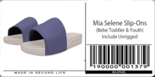 Mia Bebe TODDLER & YOUTH Selene Slip-Ons  - Blueberry [Wear]