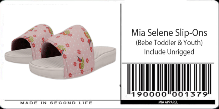 Mia Bebe TODDLER & YOUTH Selene Slip-Ons  - Bird [Wear]