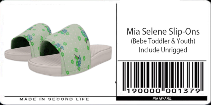 Mia Bebe TODDLER & YOUTH Selene Slip-Ons  - Bird 2 [Wear]
