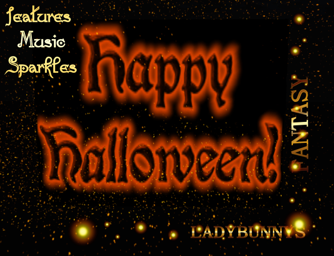 ~Hauntingly Halloween~Happy Halloween With Music and Witch Sparkles
