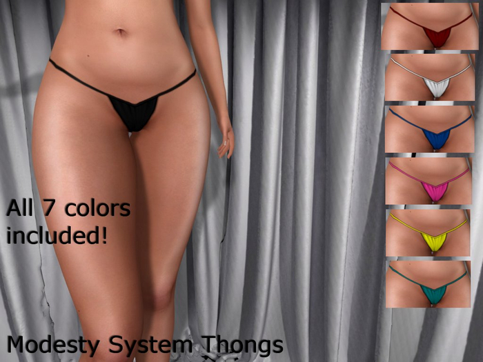 [:BODACIOUS:] Modesty System Thong *Add Me*