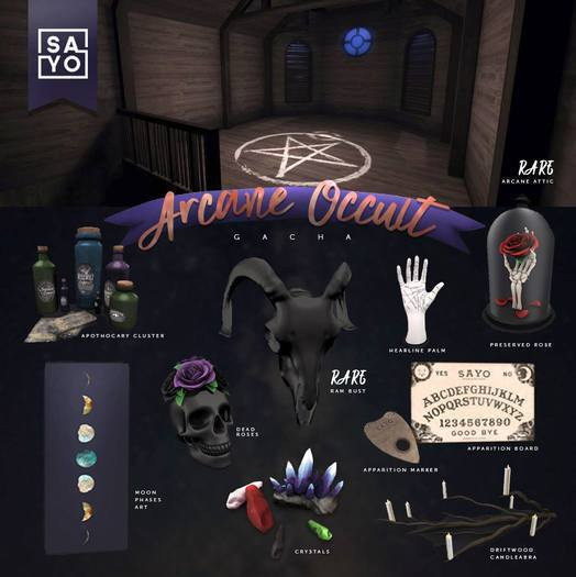 SAYO - Arcane Occult Gacha - Driftwood Candleabra COMMON