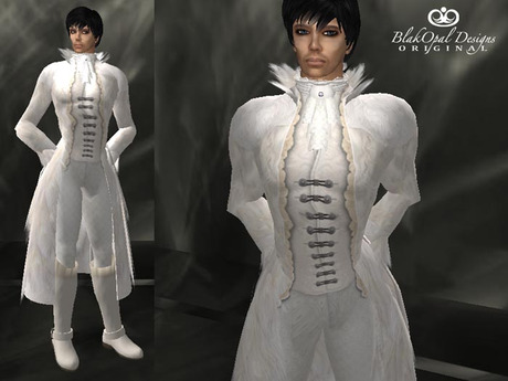 Second Life Marketplace - Ivory Feather Suit