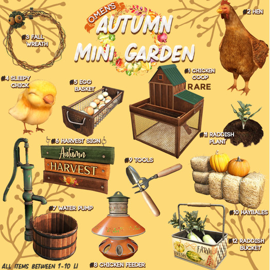 O.M.E.N - Autumn Mini Garden - Tools