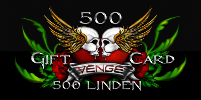 VENGE - 500L Giftcard (Rez & Open)