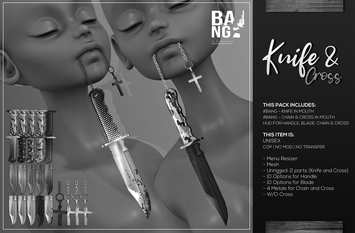 DEMO #BANG . Knife & Cross *Wear*